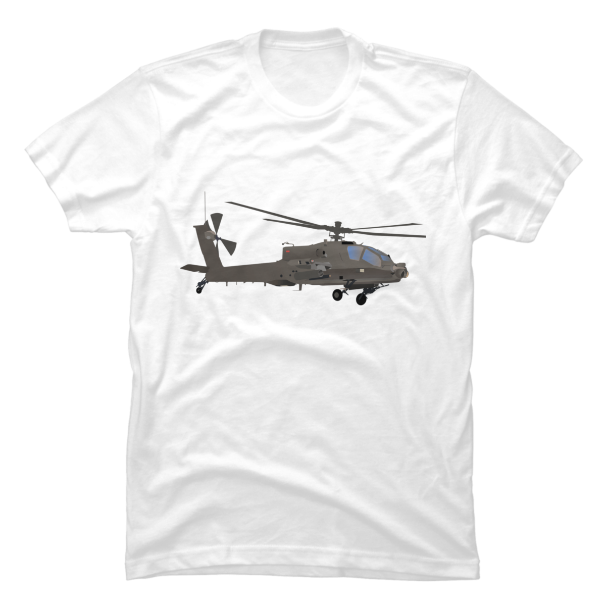 apache helicopter t-shirt